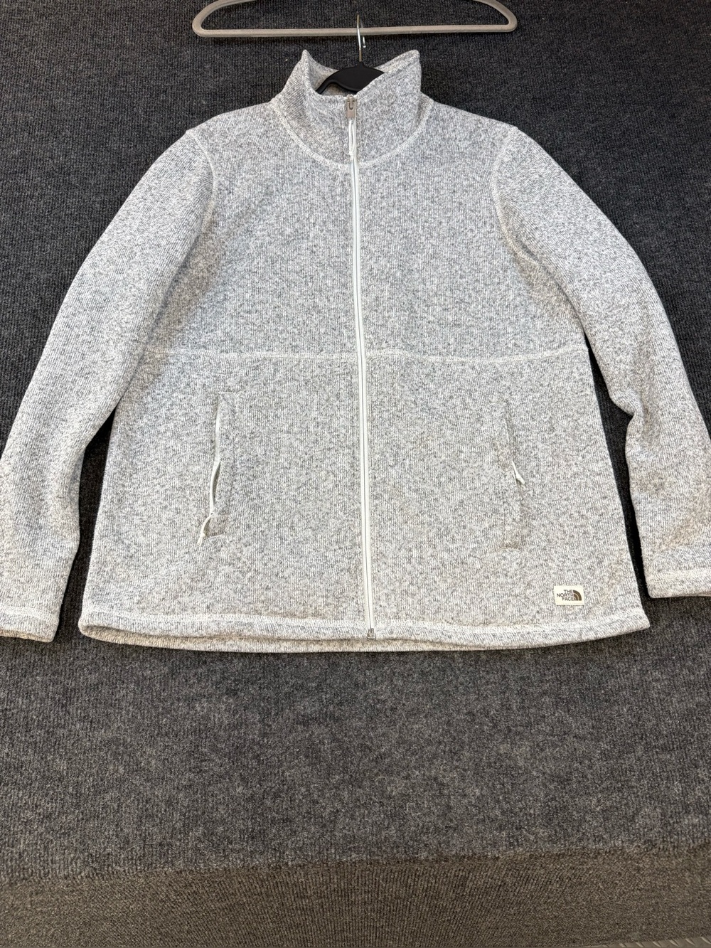 The North Face Women’s Gray Full-Zip Fleece Jacket